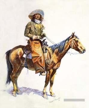 Indiens et cowboys œuvres - arizona cow cow 1901 Frederic Remington Indiana cow boy